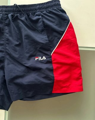 Bañador Fila Vintage Azul y Rojo