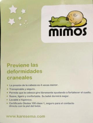 Cojín Mimos para prevención deformidades craneales