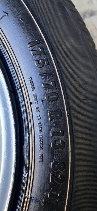 Rueda de repuesto Peugeot 206
