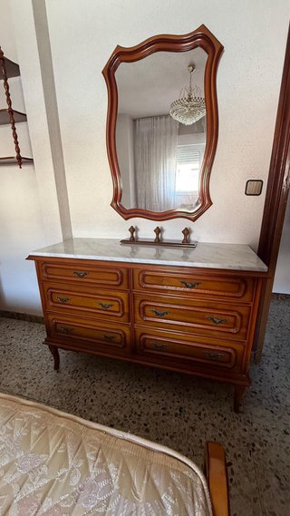 Dormitorio completo, cama 135cm
