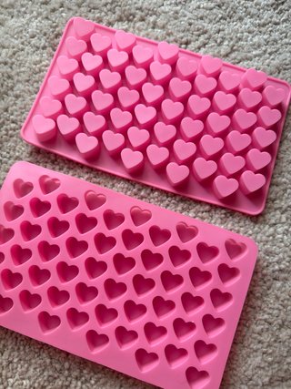 Molde Silicona Corazones