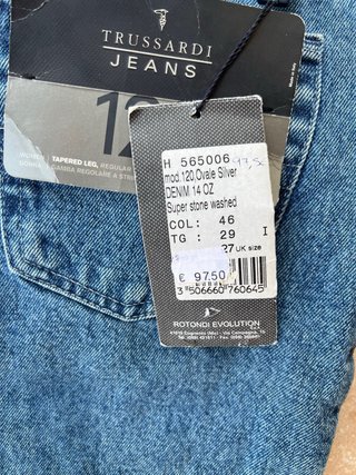 Jeans Trussardi Donna Vintage Taglia 26
