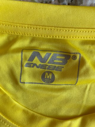 Camiseta padel enebe amarilla azul (T. M)