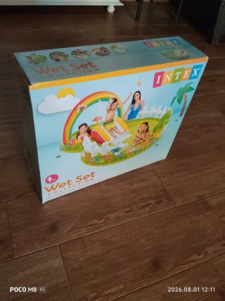 Piscina hinchable infantil con tobogán