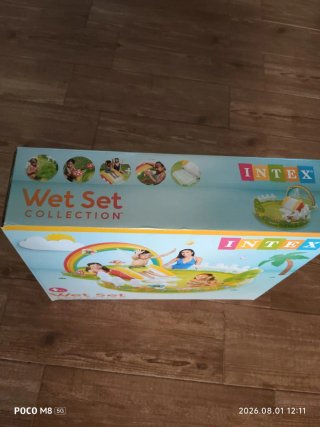 Piscina hinchable infantil con tobogán
