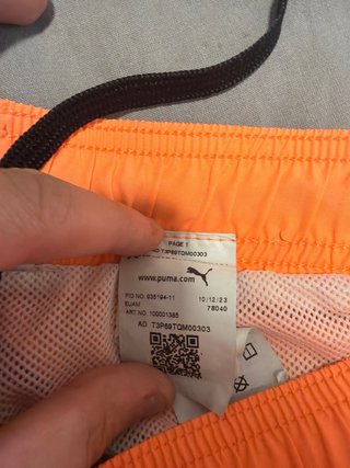 Bañador Puma Naranja Nuevo
