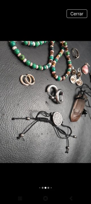 Conjunto de Joyas: Colgantes, Anillo y Pendientes