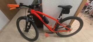 Bicicleta Montaña Talla M Naranja