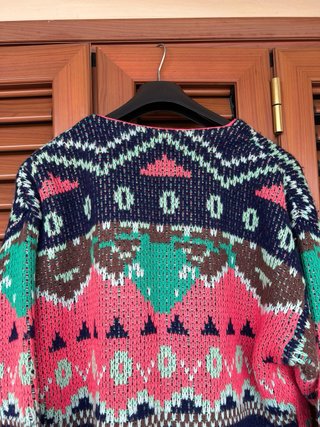 Cardigan vintage uomo multicolor