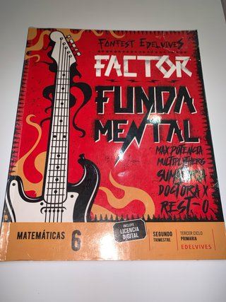 Matemáticas 6, Tercer Ciclo Primaria, Fanfest