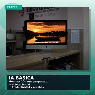 iMac 27 2019 i5 3.7 8GB RAM Radeon Pro 580X 8GB IA básica