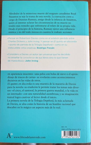 El quinto en discordia