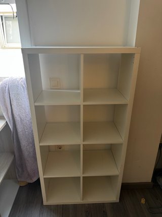 Estantería blanca modular
