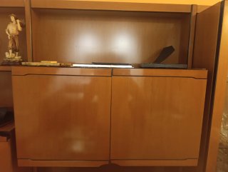 Mueble de salón modular madera