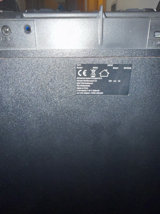 Altavoz Dunlop Negro y Azul con Luces LED