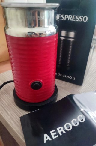 Batidor Leche Nespresso Aeroccino 3 Rojo