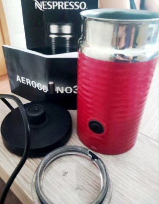 Batidor Leche Nespresso Aeroccino 3 Rojo