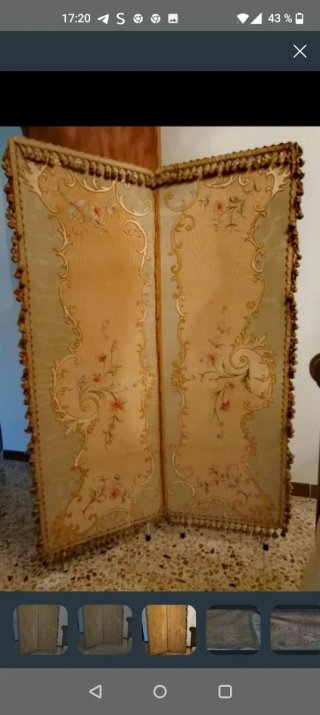 Biombo Decorativo Siglo XX