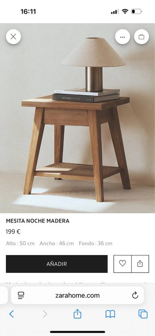 Mesitas de noche de madera