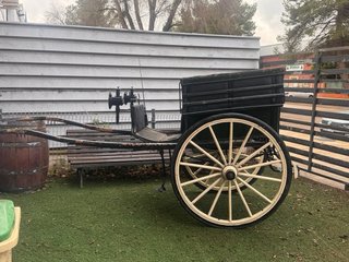 Carro de caballos decorativo