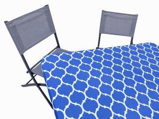 Mesa y 4 Sillas Jardín Outsunny