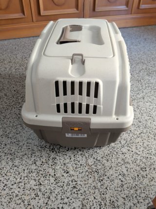 Transportín Gato/Perro Pequeño Beige/Marrón