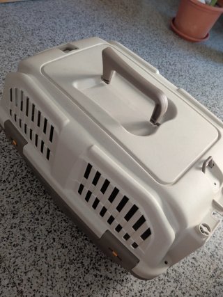 Transportín Gato/Perro Pequeño Beige/Marrón