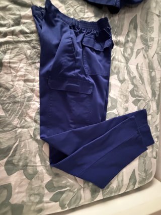 Traje de trabajo azul: Chaquetilla y pantalón