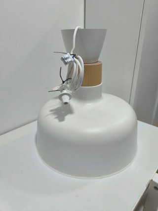 Lámpara techo BUNKEFLO IKEA madera