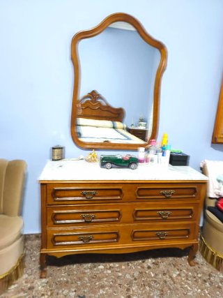 Dormitorio completo clásico madera