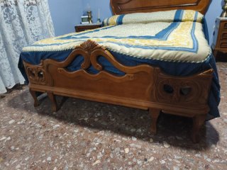 Dormitorio completo clásico madera