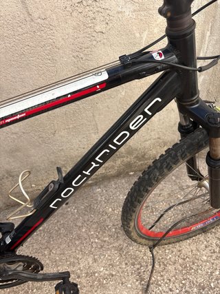 Bicicleta Rockrider S1 Negra y Blanca