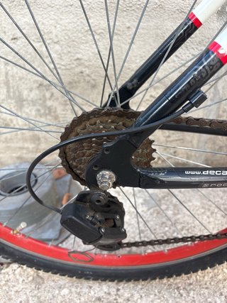 Bicicleta Rockrider S1 Negra y Blanca