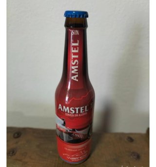 Botella cristal Amstel