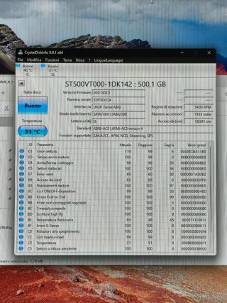 HDD 2'5 500GB - Seagate - Funzionante