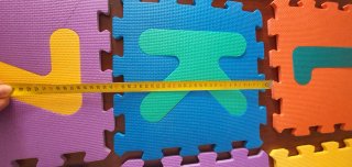 Alfombra Puzzle Goma Eva 39 Piezas medidas 29×29