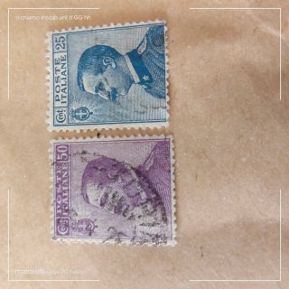 2 Francobolli Regno Italia Serie Mighetti 19