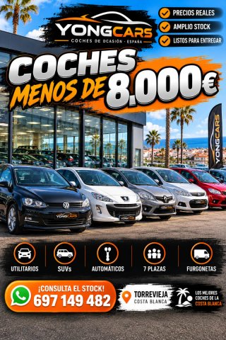 CATALOGO DE COCHES DE - 8000€