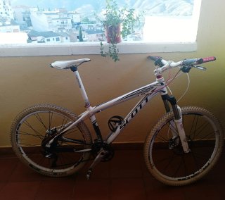 Bici Montaña Scott Talla S Ruedas Blancas