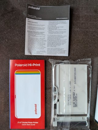 Stampante fotografica portatile Polaroid Hi-Print 2x3 + Cartuccia e Carta