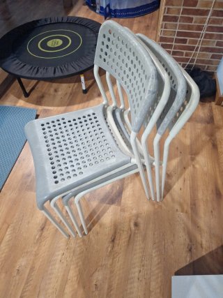 4 Sillas Ikea Metal