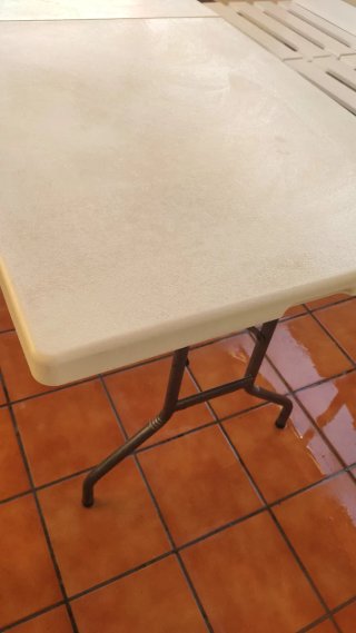 Mesa plegable de camping