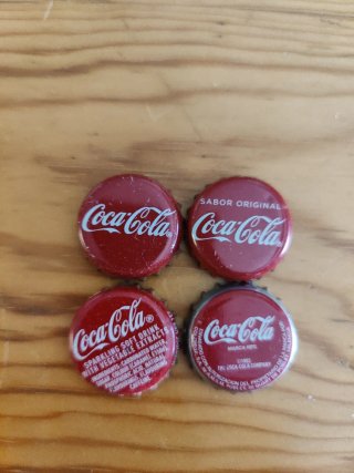 100 Chapas Coca-Cola d/ 2008 COLEBEGA