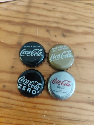 100 Chapas Coca-Cola d/ 2008 COLEBEGA