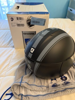 Casco Shark Evojet Modular Negro Yamaha