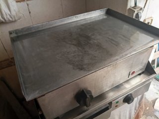 Plancha industrial de gas