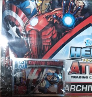 100 sobres cromos Avengers+ archivador + mini lata