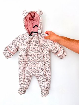 Buzo acolchado para bebe 0 a 4 meses