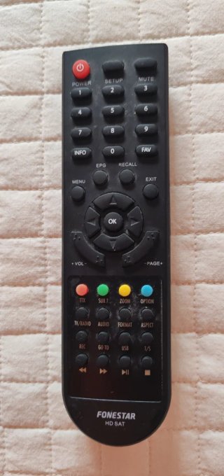 Receptor Satélite Fonestar RDS-584HD + Mando