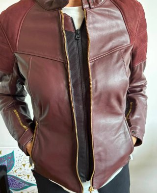 Chaqueta de moto Rev'it de cuero